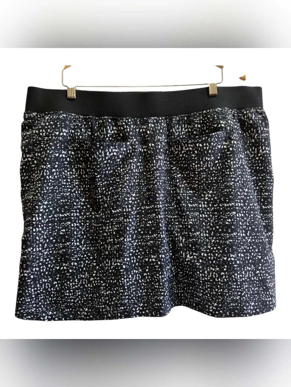 CypressClub Golf Black / White Patterned Women's Skort - Picture 2 of 5
